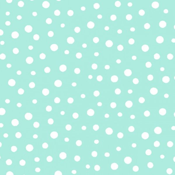 Monotone Dot on Aqua Fabric by the yard Supply