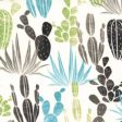 Cactus Floral Flowers Fabric by the yard Fashion