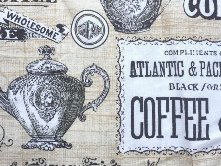 Coffee Shop Teatime Fabric by the yard Online Sale