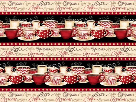 Morning Coffee Marshmallow Fabric by the yard Online now