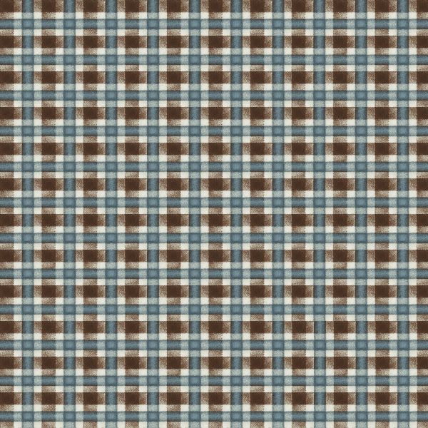 Pioneer Spirit Blue Check Plaid Gingham Fabric by the yard Online