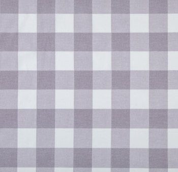 Grey Check Plaid Gingham Fabric by the yard Cheap