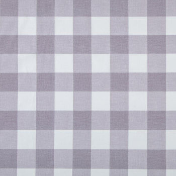 Grey Check Plaid Gingham Fabric by the yard Cheap