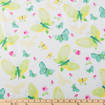 Butterflies Floral Butterfly Fabric by the yard For Cheap