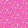 Girly o Saurus by Laura Berringer Bubble Dots Pink Fabric by the yard For Sale