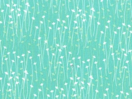 Spring Sprout Doodle Daisy Floral Fabric by the yard Online now