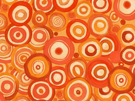 Wild By Nature Dot Circles Fabric by the yard Fashion