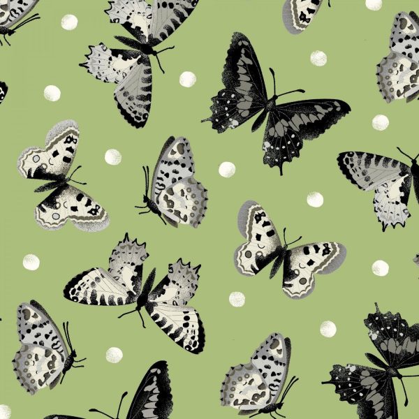 Salon Fleur Butterfly Butterflies Fabric by the yard For Cheap