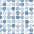 Smarty Cats by Maria Carluccio Dots Blue Geometric Fabric by the yard For Cheap