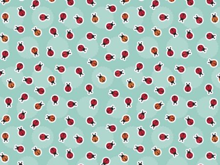 Lady Bugs Floral Ladybug Fabric by the yard Cheap