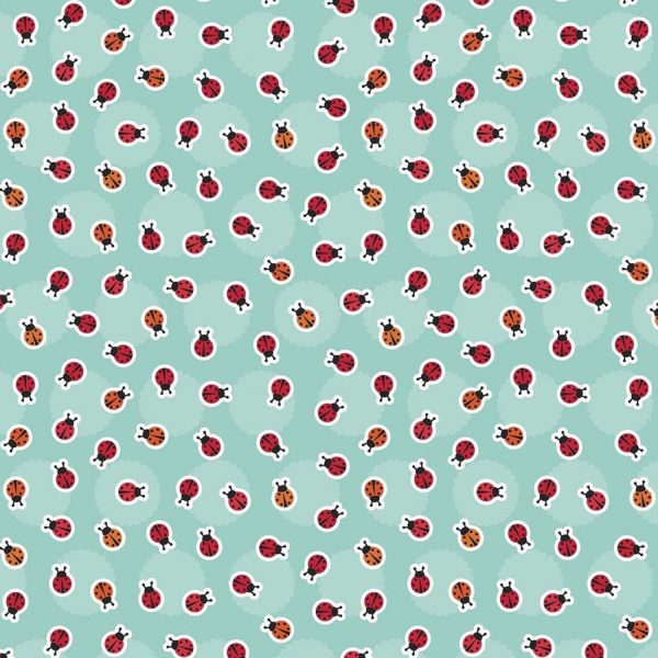 Lady Bugs Floral Ladybug Fabric by the yard Cheap