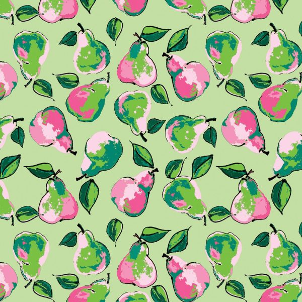 Berkshire Garden Pear Fruit Fabric by the yard Online