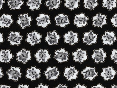 BC AU Ditsy Floral Red Roses Fabric by the yard Online now