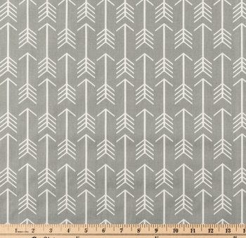 Aztec Premier Arrow White Gray Geometric Fabric by the yard Online