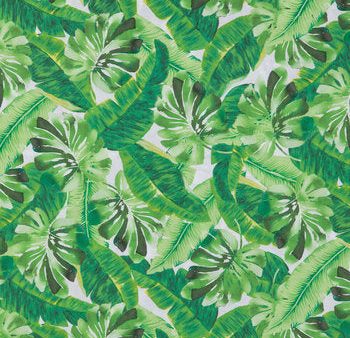 Floral Tropical Leaves Fabric by the yard Hot on Sale