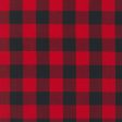 Carolina Gingham 1 inch Scarlet Buffalo Check Plaid Fabric by the yard For Discount