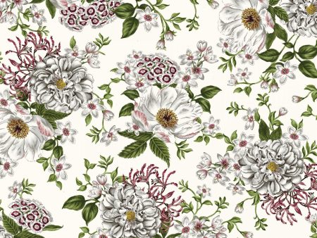 Salon Fleur Floral Hortensia Gardenia Fabric by the yard Online