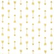 Aztec Gold Arrow Geometric Fabric by the yard Hot on Sale