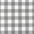 Carolina Gingham 1 inch Grey Check Plaid Fabric by the yard Supply