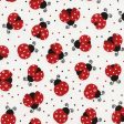 Fun Lady Bugs Dots Ladybug Fabric by the yard Hot on Sale