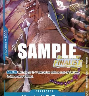 Marshall.D.Teach (Offline Regional 2023) [Finalist] (ST03-014) - One Piece Promotion Cards Foil [Promo] Supply