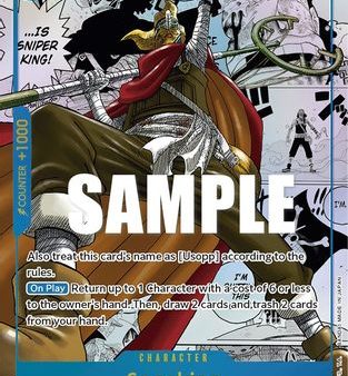 Sogeking (Alternate Art) (Manga) (OP03-122) - Pillars of Strength Foil [Secret Rare] For Cheap