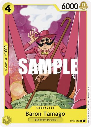 Baron Tamago (ST07-012) - Starter Deck 7: Big Mom Pirates  [Common] Online Hot Sale