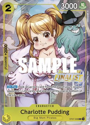 Charlotte Pudding (Offline Regional 2023) [Finalist] (ST07-008) - One Piece Promotion Cards Foil [Promo] Online