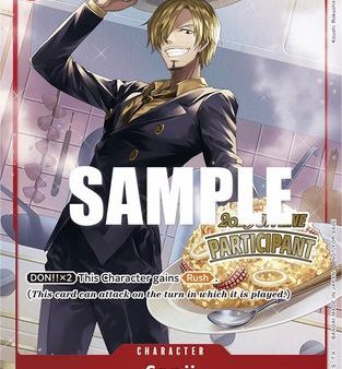 Sanji (Offline Regional 2023) [Participant] (ST01-004) - One Piece Promotion Cards Foil [Promo] Hot on Sale