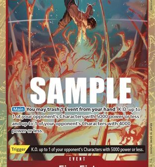 Fire Fist (Alternate Art) (OP03-018) - Pillars of Strength Foil [Rare] Online