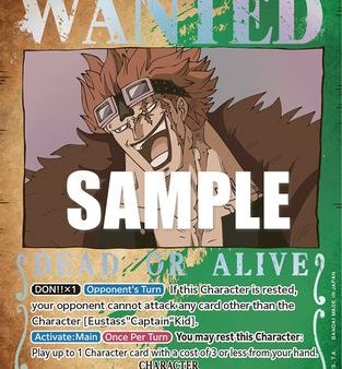 Eustass Captain Kid (Wanted Poster) (OP01-051) - Pillars of Strength Foil [Super Rare] For Sale