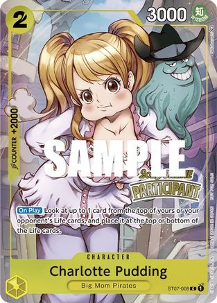 Charlotte Pudding (Online Regional 2023) [Participant] (ST07-008) - One Piece Promotion Cards Foil [Promo] Sale