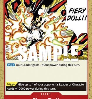 Fiery Doll (OP03-019) - Pillars of Strength Pre-Release Cards  [Common] Discount