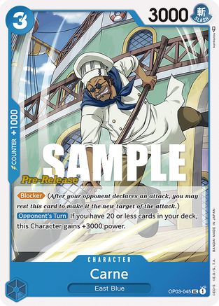 Carne (OP03-045) - Pillars of Strength Pre-Release Cards  [Uncommon] For Sale