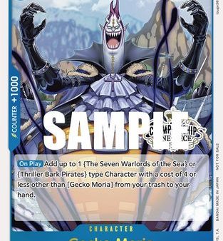 Gecko Moria (Store Championship Participation Pack) (ST03-004) - One Piece Promotion Cards Foil [Promo] Online now