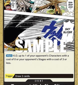 Tempest Kick Sky Slicer (OP03-096) - Pillars of Strength Pre-Release Cards  [Uncommon] Cheap