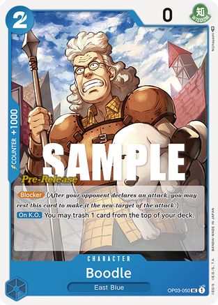 Boodle (OP03-050) - Pillars of Strength Pre-Release Cards  [Uncommon] Discount