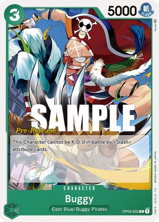 Buggy (032) (OP03-032) - Pillars of Strength Pre-Release Cards  [Common] Online Sale