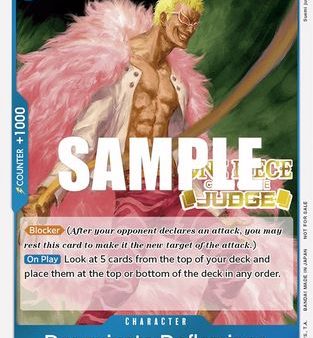 Donquixote Doflamingo (Judge) (OP01-073) - One Piece Promotion Cards Foil [Promo] Cheap