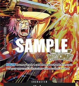 Koby (Offline Regional 2023) [Participant] (OP02-098) - One Piece Promotion Cards Foil [Promo] Online now