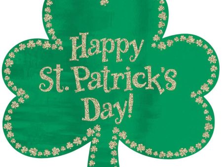 St. Patrick s Day Glitter Foil Cutout For Sale