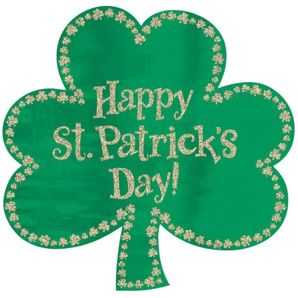 St. Patrick s Day Glitter Foil Cutout For Sale