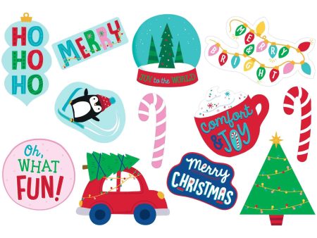 Merry & Bright Value Pack Paper Cutouts Sale