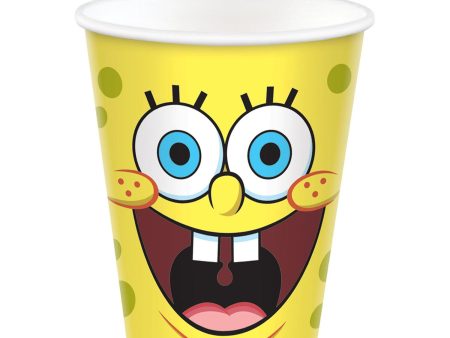 SpongeBob Paper Cups 9oz, 8pcs Cheap