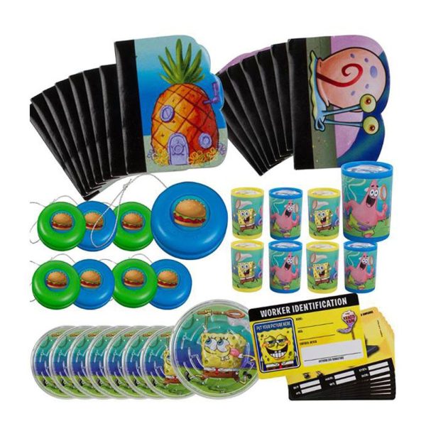 Spongebob Party Mega Mix Value Pack Favors 48pcs Discount