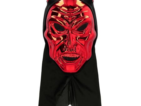 Adult Blinding Devil With Hood Face Mask For Discount