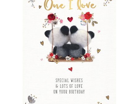 To The One I Love Birthday Greeting Card For Discount