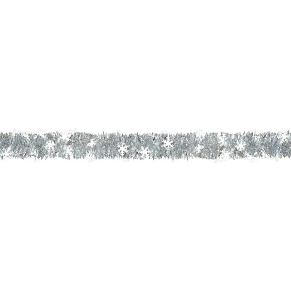 Snowflake Boa Tinsel Garland on Sale