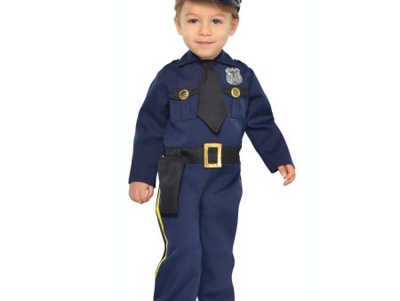 Toddler Cop Recruit Career Costume Discount