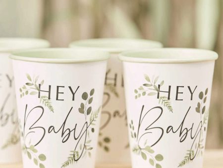 Botanical Baby Hey Baby Paper Cups 8pcs Online Hot Sale